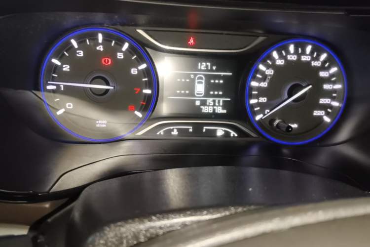 Used GAC Trumpchi GA4 2018 150N Manual Deluxe Edition Odometer Close Up