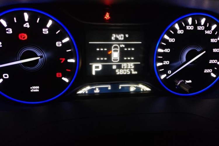 Used GAC Trumpchi GA4 2018 200T Automatic Luxury Edition Odometer Close Up