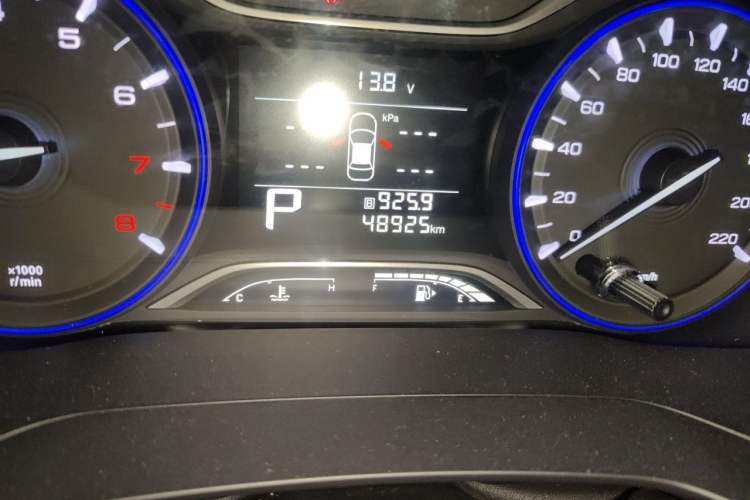 Used GAC Trumpchi GA4 2018 200T Automatic Luxury Edition Odometer Close Up