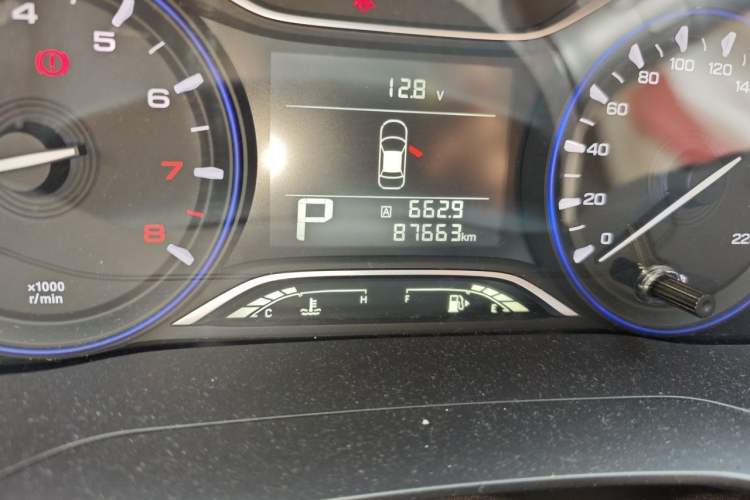 Used GAC Trumpchi GA4 2018 150N Automatic Luxury Edition Odometer Close Up