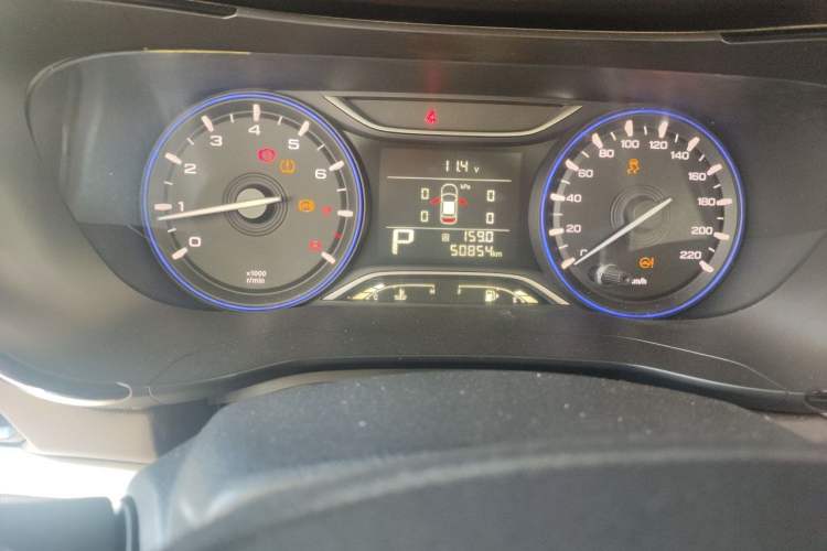 Used GAC Trumpchi GA4 2018 150N Automatic Luxury Edition Odometer Close Up