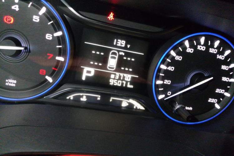 Used GAC Trumpchi GA4 2018 200T Automatic Luxury Edition Odometer Close Up