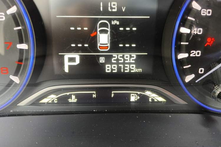 Used GAC Trumpchi GA4 2018 200T Automatic Luxury Edition Odometer Close Up