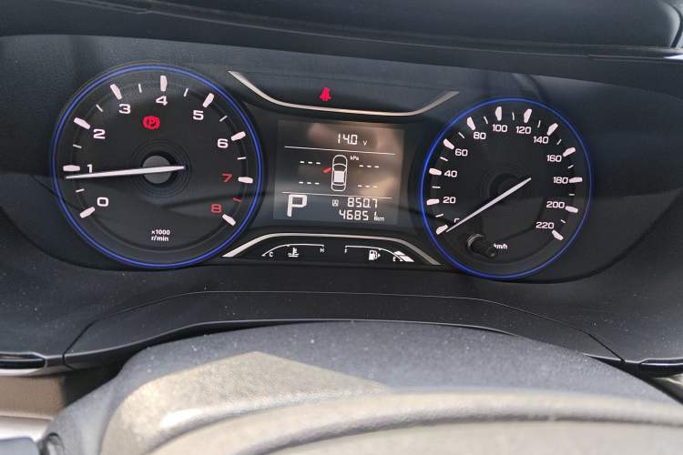 Used GAC Trumpchi GA4 2018 200T Automatic Luxury Edition Odometer Close Up