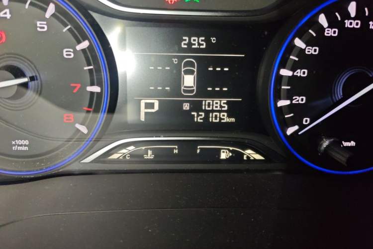 Used GAC Trumpchi GA4 2018 200T Automatic Luxury Edition Odometer Close Up