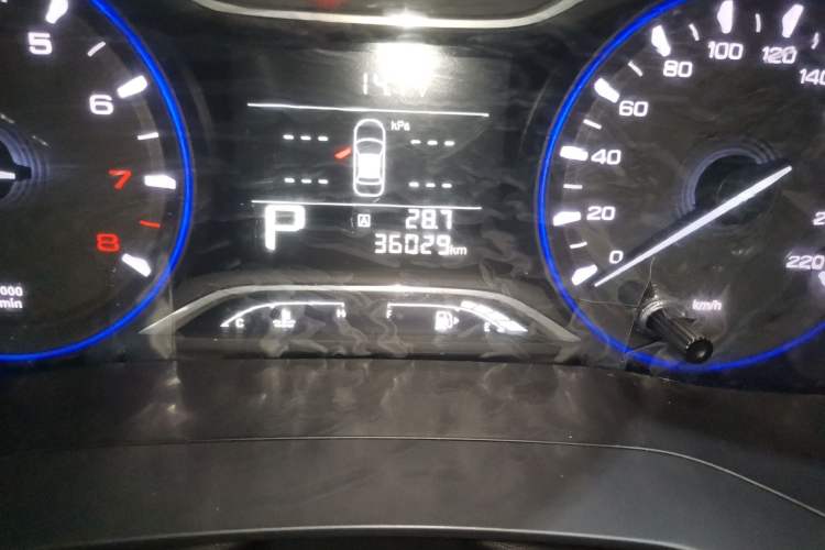 Used GAC Trumpchi GA4 2018 200T Automatic Luxury Edition Odometer Close Up