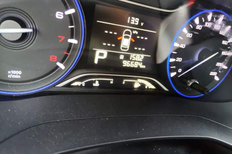 Used GAC Trumpchi GA4 2018 200T Automatic Luxury Edition Odometer Close Up