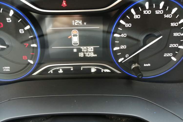 Used GAC Trumpchi GA4 2018 150N Manual Elite Edition Odometer Close Up