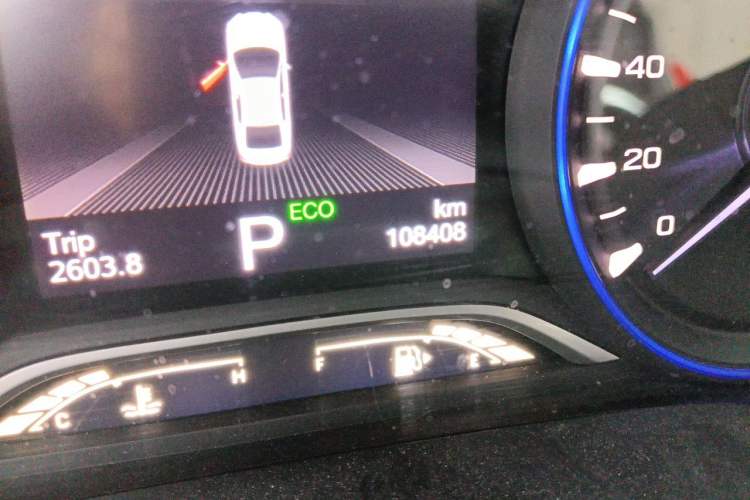 Used GAC Trumpchi GA4 2018 200T Automatic Prestige Edition Odometer Close Up