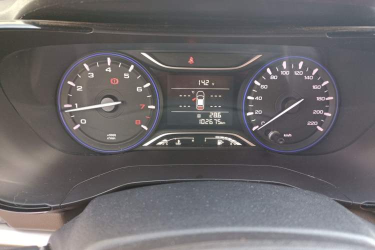 Used GAC Trumpchi GA4 2018 150N Manual Deluxe Edition Odometer Close Up