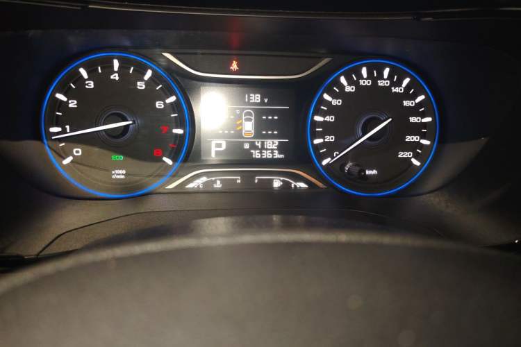 Used GAC Trumpchi GA4 2018 200T Automatic Luxury Edition Odometer Close Up
