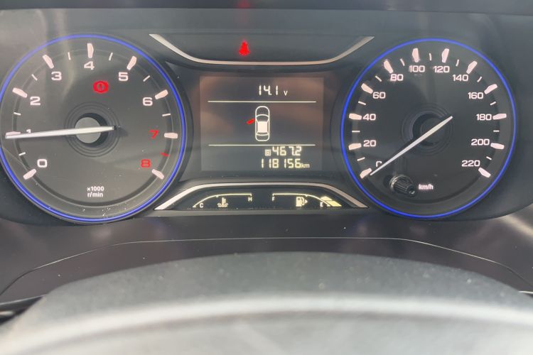Used GAC Trumpchi GA4 2018 150N Manual Luxury Edition Odometer Close Up