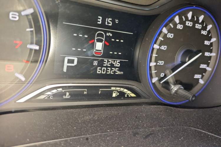 Used GAC Trumpchi GA4 2018 200T Automatic Luxury Edition Odometer Close Up