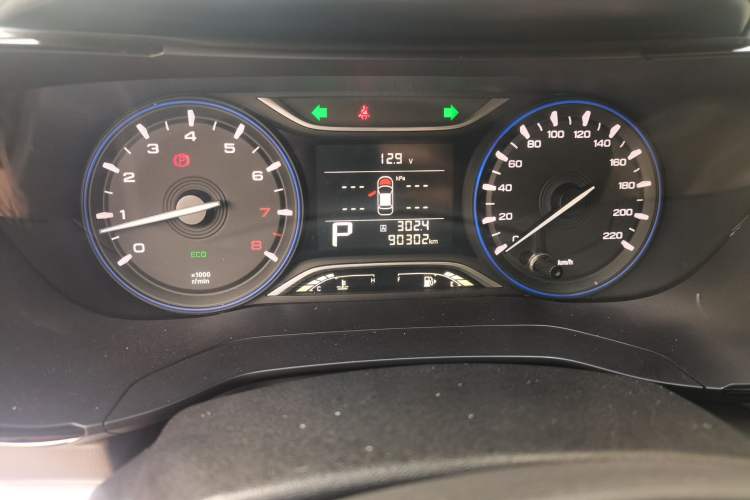 Used GAC Trumpchi GA4 2018 200T Automatic Luxury Edition Odometer Close Up