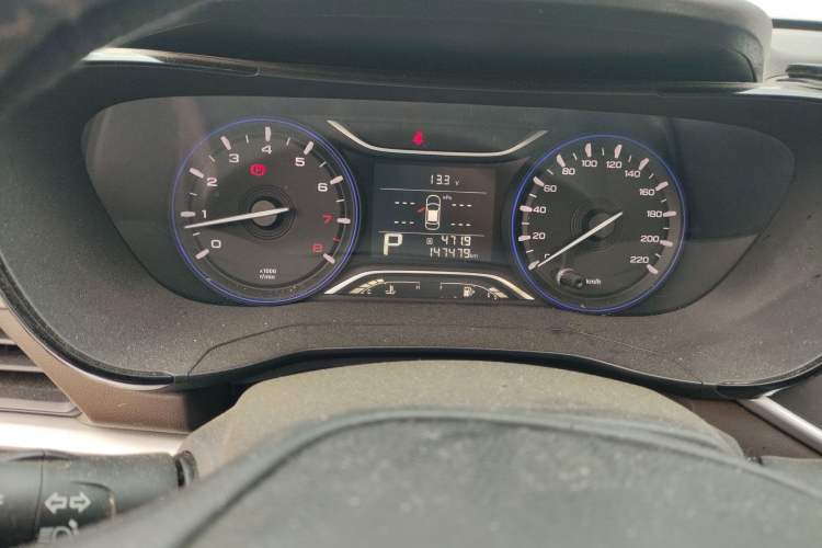 Used GAC Trumpchi GA4 2018 200T Automatic Luxury Edition Odometer Close Up
