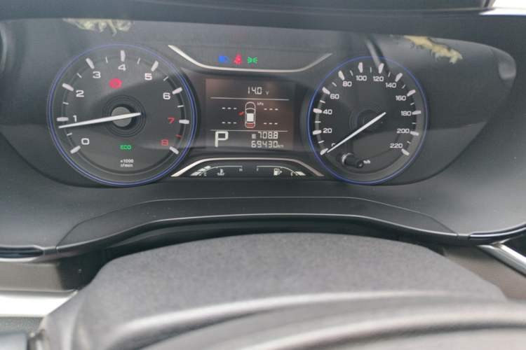 Used GAC Trumpchi GA4 2018 200T Automatic Luxury Edition Odometer Close Up