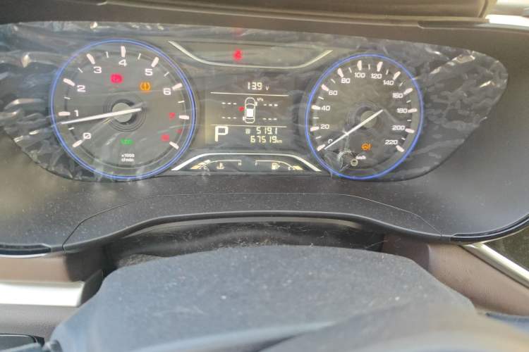 Used GAC Trumpchi GA4 2018 200T Automatic Luxury Edition Odometer Close Up