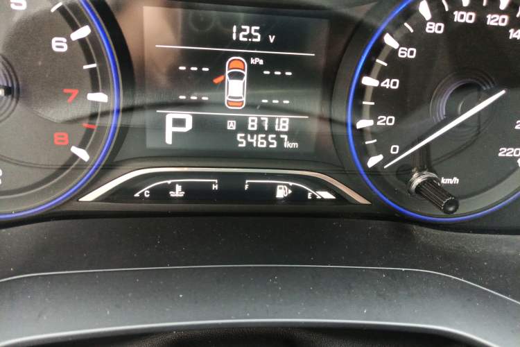 Used GAC Trumpchi GA4 2018 200T Automatic Luxury Edition Odometer Close Up