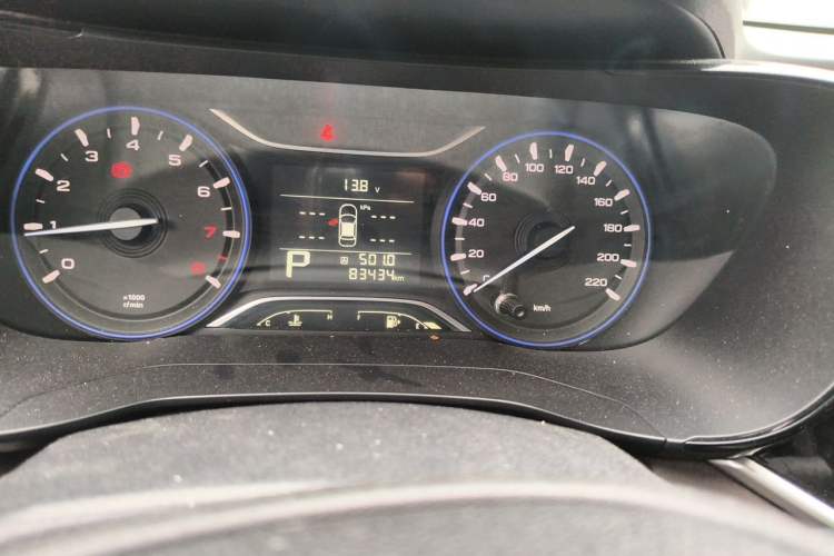 Used GAC Trumpchi GA4 2018 200T Automatic Luxury Edition Odometer Close Up