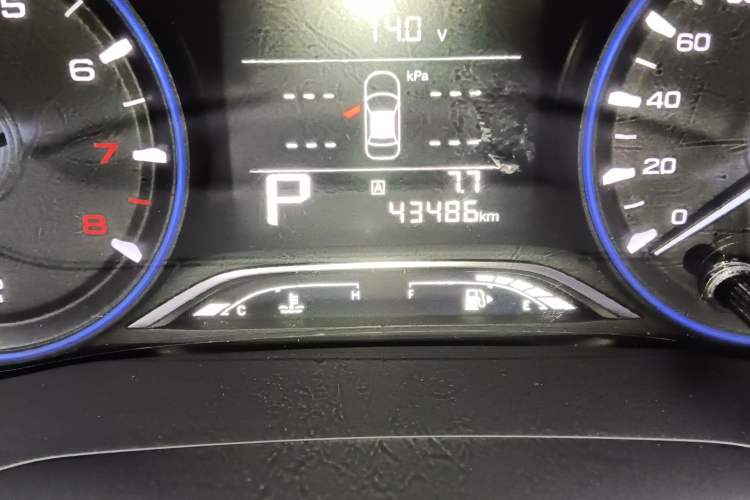 Used GAC Trumpchi GA4 2018 200T Automatic Luxury Edition Odometer Close Up