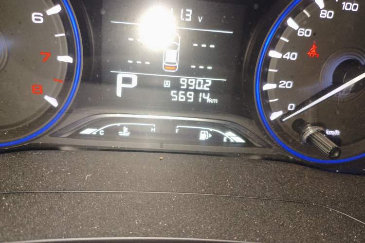 Used GAC Trumpchi GA4 2018 200T Automatic Luxury Edition Odometer Close Up