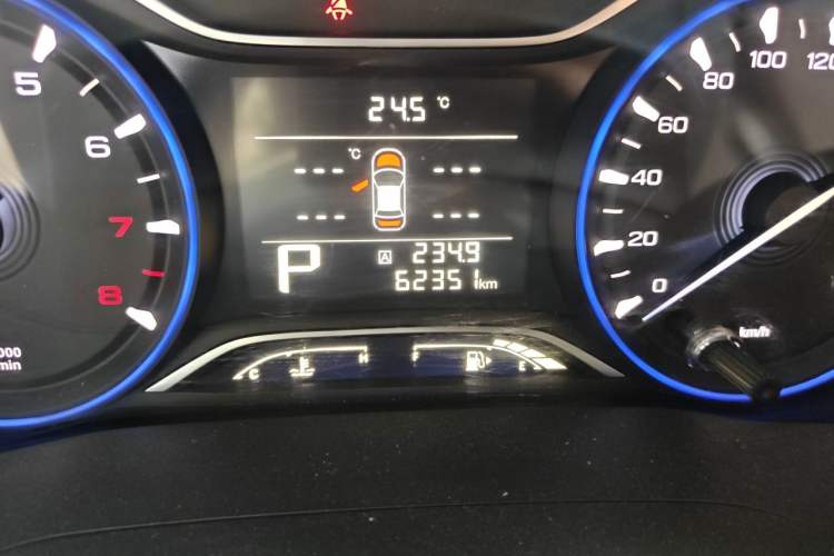 Used GAC Trumpchi GA4 2018 200T Automatic Luxury Edition Odometer Close Up