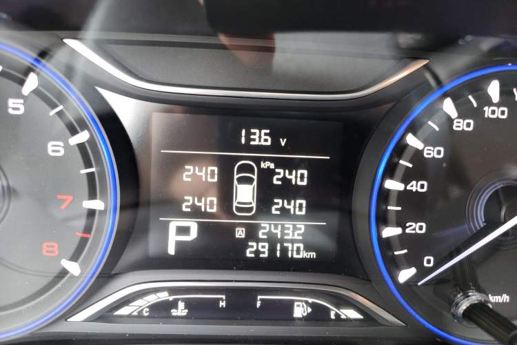 Used GAC Trumpchi GA4 2018 200T Automatic Luxury Edition Odometer Close Up