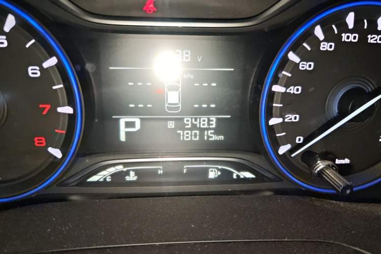 Used GAC Trumpchi GA4 2018 200T Automatic Luxury Edition Odometer Close Up