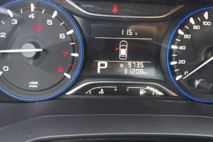 Used GAC Trumpchi GA4 2018 150N Automatic Luxury Edition Odometer Close Up