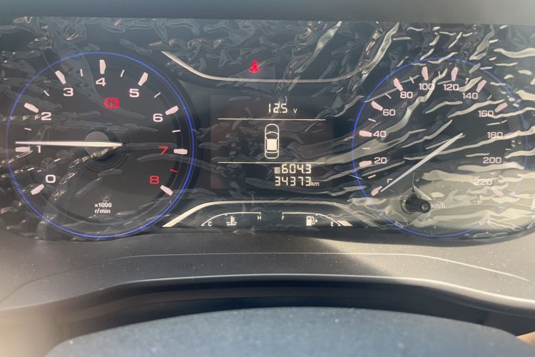 Used GAC Trumpchi GA4 2018 150N Manual Luxury Edition Odometer Close Up