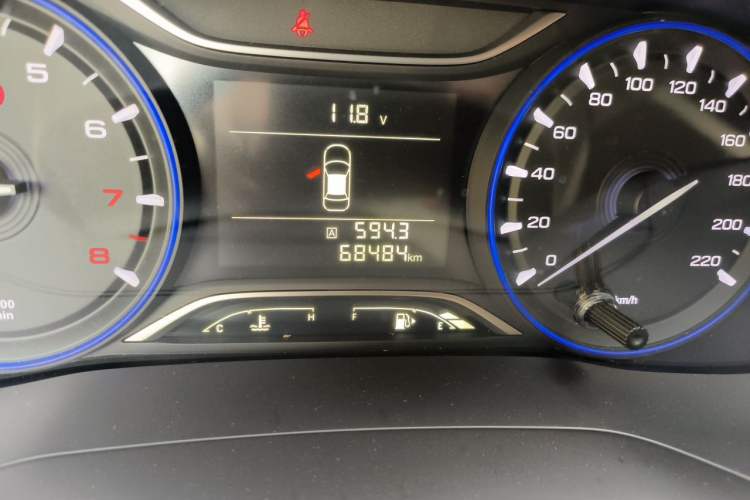 Used GAC Trumpchi GA4 2018 150N Manual Luxury Edition Odometer Close Up