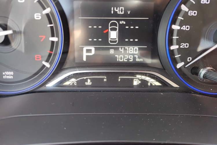 Used GAC Trumpchi GA4 2018 200T Automatic Luxury Edition Odometer Close Up