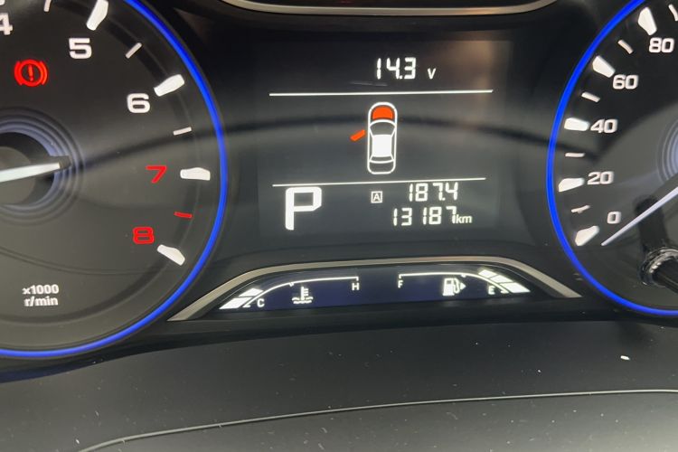 Used GAC Trumpchi GA4 2018 150N Automatic Luxury Edition Odometer Close Up