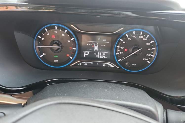 Used GAC Trumpchi GA4 2021 PLUS 235T Automatic Prestige Edition Odometer Close Up