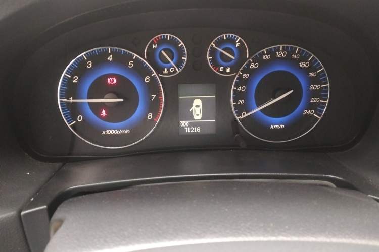 Used GAC Trumpchi GA5 2012 1.8L Manual Elite Model Odometer Close Up