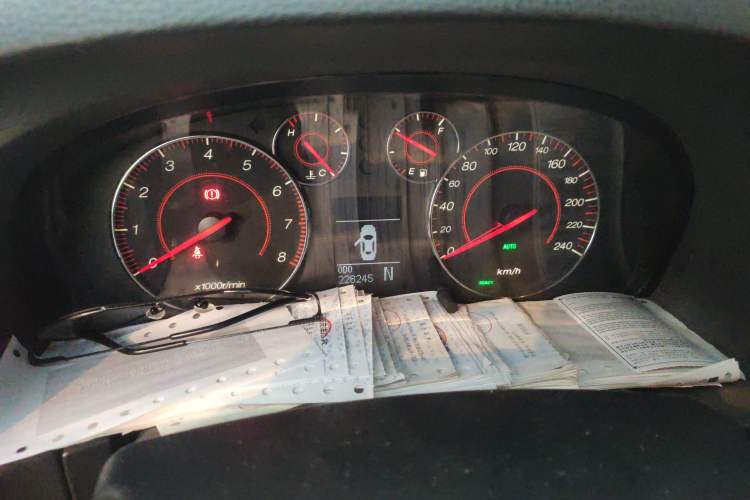 Used GAC Trumpchi GA5 2016 PHEV Elite Edition Odometer Close Up