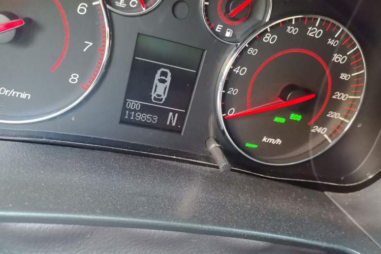 Used GAC Trumpchi GA5 New Energy 2016 PHEV Elite Edition Odometer Close Up