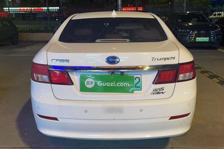 Used GAC Trumpchi GA5 New Energy 2016 PHEV Elite Edition Rear