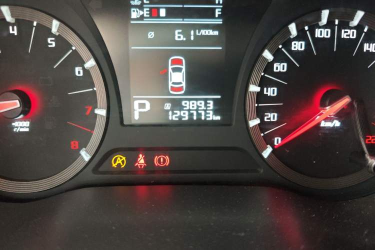Used GAC Trumpchi GA6 2015 1.8T DCT Comfort Model Odometer Close Up