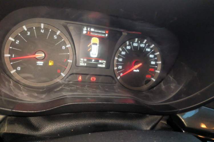 Used GAC Trumpchi GA6 2015 1.8T DCT Luxury Navigation Model Odometer Close Up