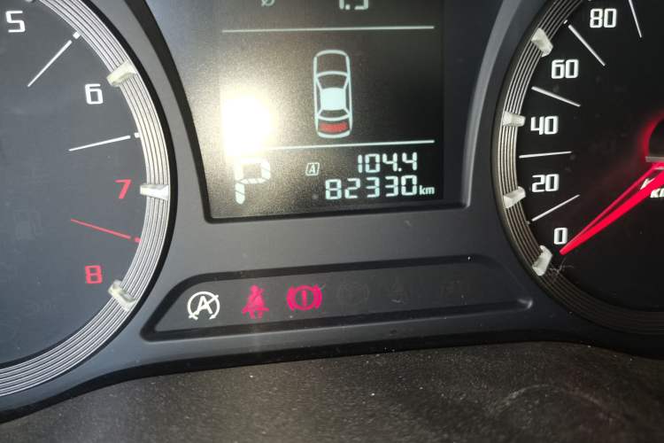 Used GAC Trumpchi GA6 2015 1.8T DCT Comfort Model Odometer Close Up