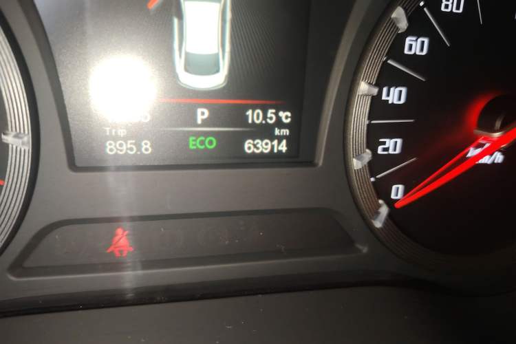 Used GAC Trumpchi GA6 2016 235T DCT Luxury Edition Odometer Close Up