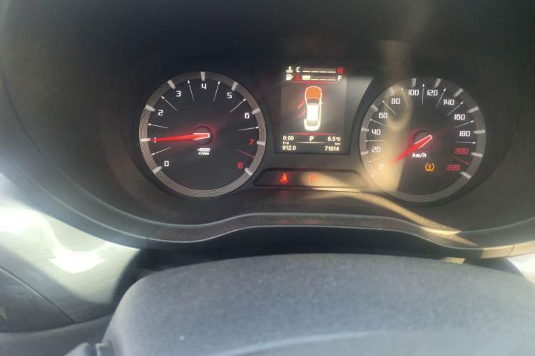 Used GAC Trumpchi GA6 2016 235T DCT Luxury Edition Odometer Close Up