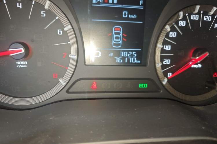 Used GAC Trumpchi GA6 2016 235T DCT Elite Edition Odometer Close Up