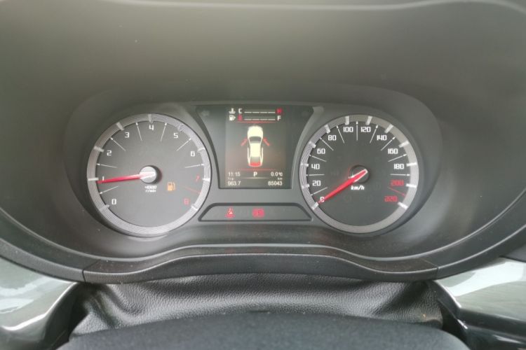 Used GAC Trumpchi GA6 2016 235T DCT Luxury Edition Odometer Close Up
