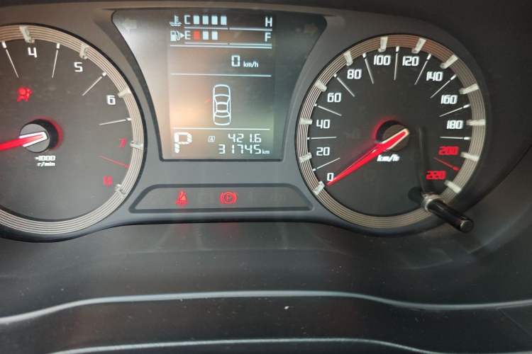 Used GAC Trumpchi GA6 2016 235T DCT Elite Edition Odometer Close Up