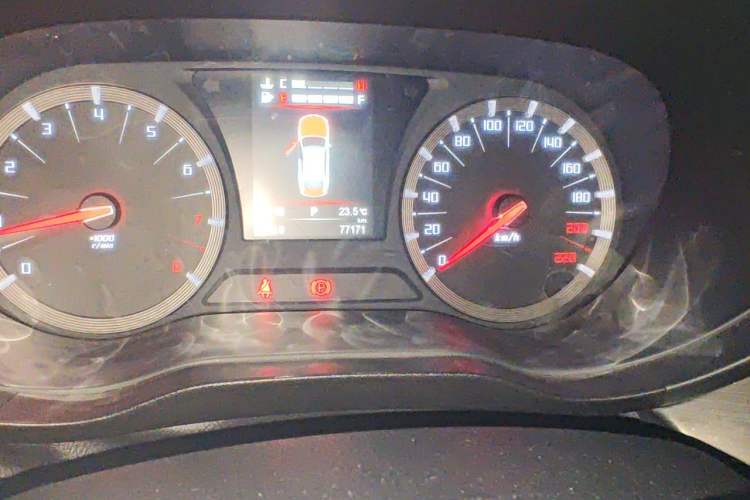 Used GAC Trumpchi GA6 2016 235T DCT Luxury Edition Odometer Close Up
