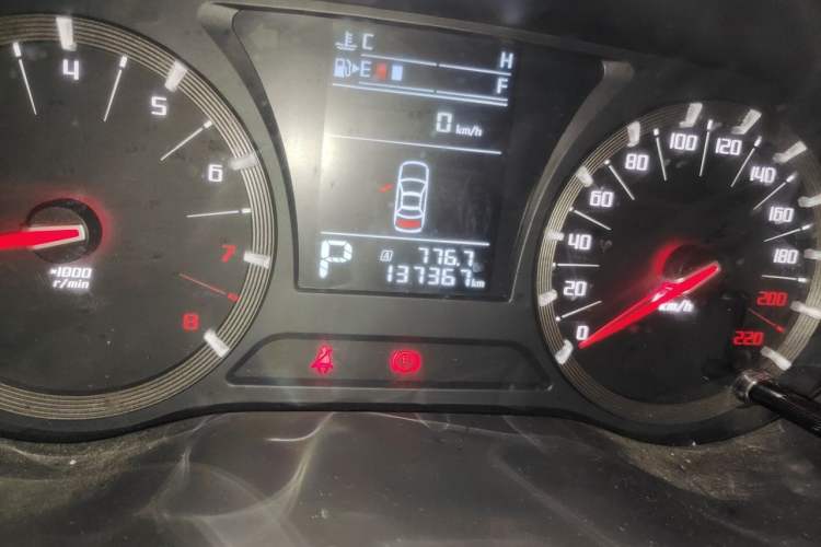 Used GAC Trumpchi GA6 2016 235T DCT Elite Edition Odometer Close Up