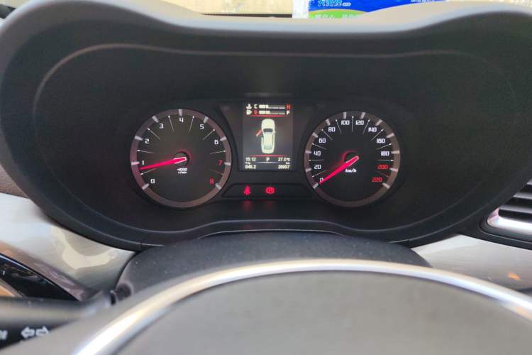 Used GAC Trumpchi GA6 2016 235T DCT Luxury Edition Odometer Close Up