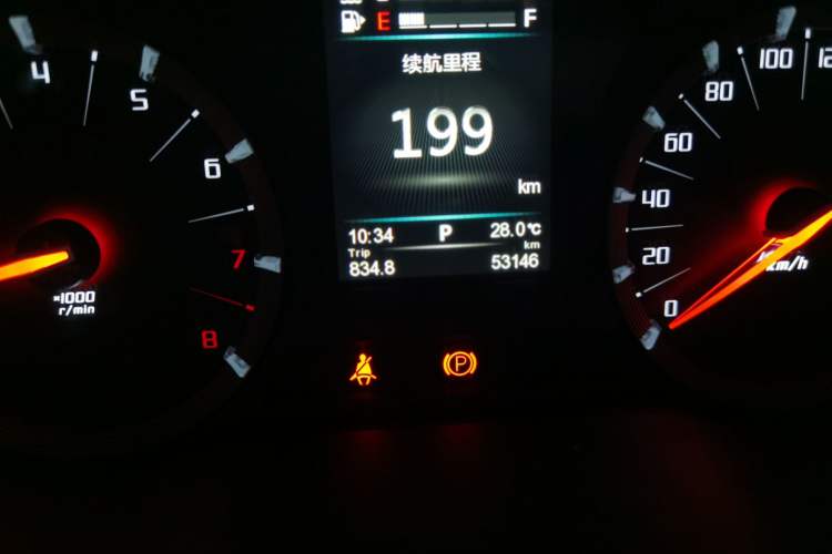 Used GAC Trumpchi GA6 2016 235T DCT Luxury Edition Odometer Close Up